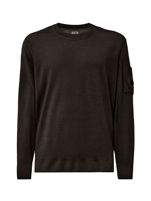 Sweater with Lens Appliqué C.P. COMPANY | 19CMKN024A003247F888